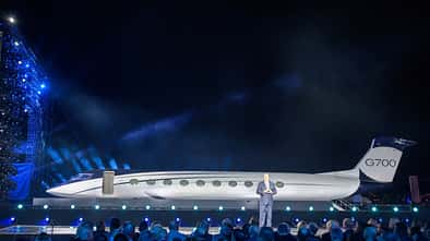 Präsentation Gulfstream G700 am 21. Oktober 2019 in Las Vegas