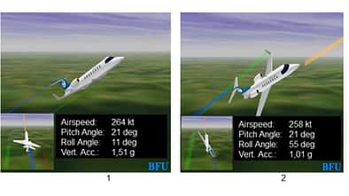 Über Portugal flog der Pilot eines deutschen Learjet 31A im Dezember 2018 eine Rolle, was laut Betriebshandbuch verboten ist.