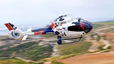 Airbus Helicopters nutzt eine H130 als Flightlab für verschiedene Versuchsprogramme. 