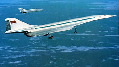 Tupolew Tu-144 im Flug