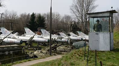 Museum Warschau Übersicht mit Wachhaus