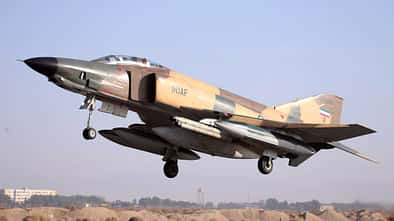 RF-4E Phantom Iran im Landeanflug