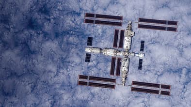 Aufnahme der Raumstation Tiangong