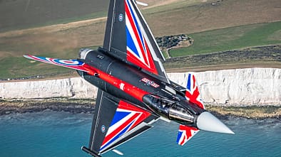 RAF Eurofighter Typhoon im Grossbritannien-Anstrich 2025