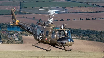 Ehemalige Heeresflieger Bell UH-1D mit dem Kennzeichen D-HYUH