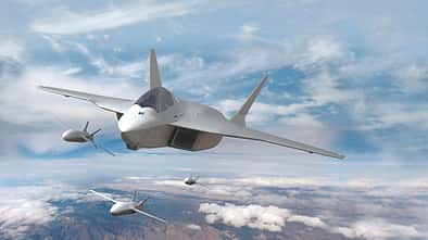 Rendering New Generation Fighter von Dassault Aviation