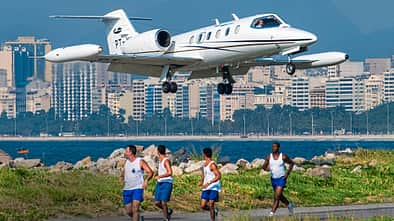 Einblicke vom Flughafen Santos Dumont in Rio de Janeiro