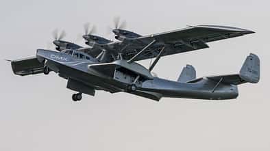 Dornier Do 24 ATT beim Testflug am 29. September 2026 in Friedrichshafen