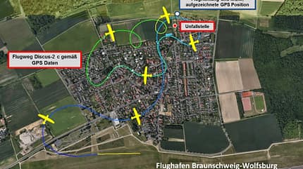 Unfallanalyse, Segelflug, BFU, Discus 2c