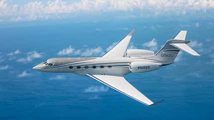 72005 aerial clouds ext exterior G500 ga Georgia P1 sav Savannah Gulfstream G500