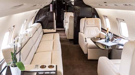 Challenger 850, Bombardier, Business Jet, Kabine