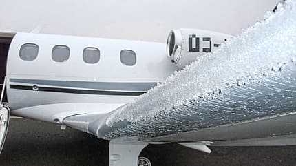 Phenom 100, Vereisung