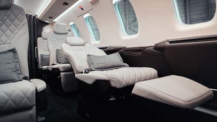 PC-24, Pilatus, Pilatus bietet für die PC-24 neue Executive-Sitze mit hoher Neigung.