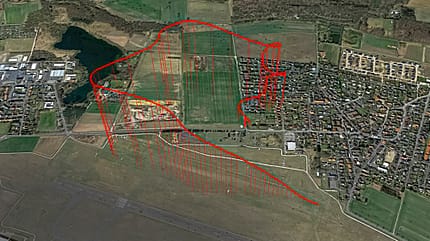 BFU, Ka 6, Ruderanschluss, Wrack