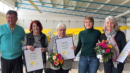 AMF, Verleihung Ehrenmitglied, Flugzeugtaufe