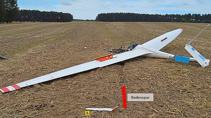 Flugunfall, BFU, Segelflug, Absturz, SAR, Deutschland, ASW 24