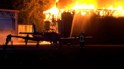 Feuer, Brand, Hockenheim