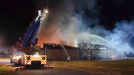 Feuer, Brand, Hockenheim