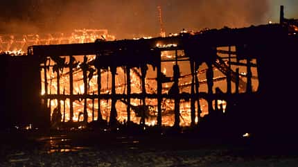 Feuer, Brand, Hockenheim
