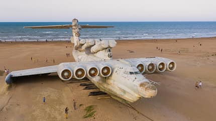 Ekranoplan,Harrier,Lun,Russland, Bodeneffektgerät