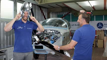 Apfelkuchenflugzeugbau, Selbstbau, Sling4, Werkstatt