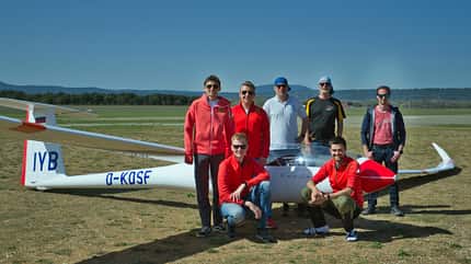 Sportsoldaten, Segelflug, Bundeswehr, Strewing