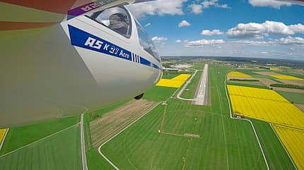 Anflüge, Flugvorbereitung, Flugplatz, Landsberg