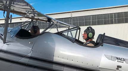 Pilotreport, WACO, Waco, YMF-5, Oldtimer, Klassiker, Motorflug