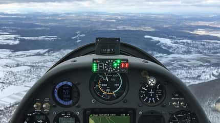 FLARM, Cockpit, Segelflugzeug, Duo Discus