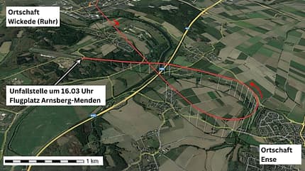 aerokurier, Unfallanalyse, Cessna 401, Arnsberg, BFU