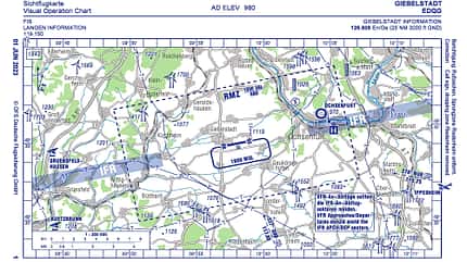 Anflugkarte, Karte, Navigation, Anflug