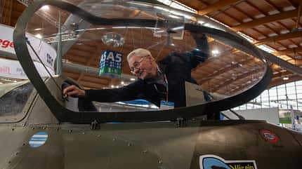Me163, Messerschmitt, Me 163, Komet, Sippel Nachbau der Me 163 auf der AERO 2024.