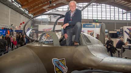Me163, Messerschmitt, Me 163, Komet, Sippel Nachbau der Me 163 auf der AERO 2024.