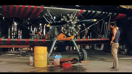 Boeing Stearman, Doppeldecker, Filmflugzeug, Bud Spencer, Zwei Himmelhunde