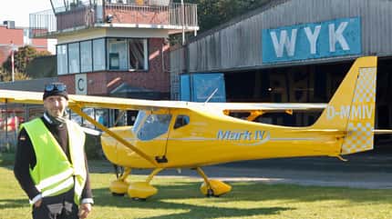 Flugplatz Wyk, Föhr, Nordsee,