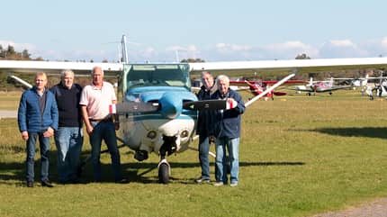 Flugplatz Wyk, Föhr, Nordsee,