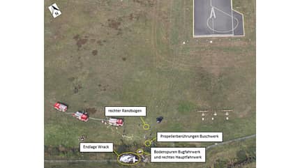 Unfallanalyse, Cessna 182, Skylane, BFU, Bamberg