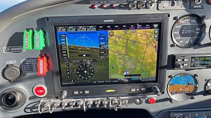 Bristell Classic, Garmin G3X, Cockpit, Innenansicht Bristell_Classic_Garmin G3X