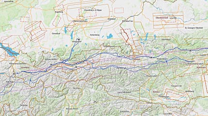 Segelflug, Alpenflug, Karte, WeGlide Segelfug_Alpenflug_Karte_WeGlide