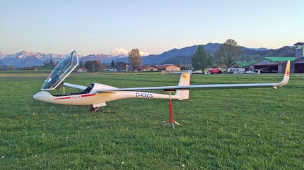 MiniLAK, Segelflug, Streckenflug, Alpen