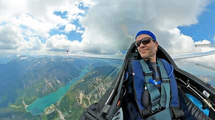 MiniLAK, Segelflug, Streckenflug, Alpen