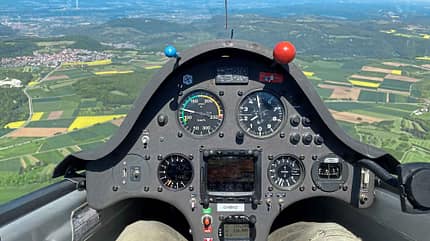 ASW19, Cockpit, Uhr ASW19_Cockpit