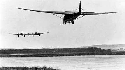 Lastensegler, Schlepp, Me 321