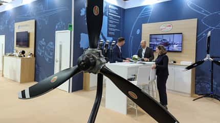 Hartzell-Propeller auf der Aero 2026.