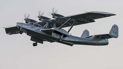 Dornier Do 24 ATT beim Testflug am 29. September 2026 in Friedrichshafen