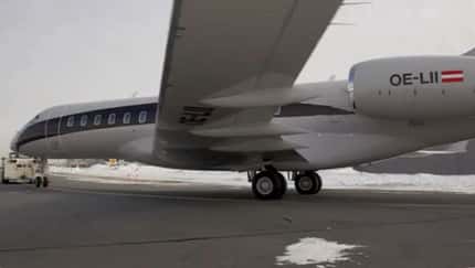 Niki Lauda gewährt Einblicke in seinen neuen Privatjet