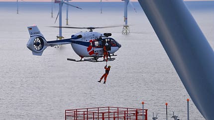 Airbus Helicopters setzt auf Windkraftanlagen-Versorgung