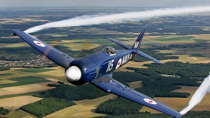 Sea Fury über Albstadt Degerfeld