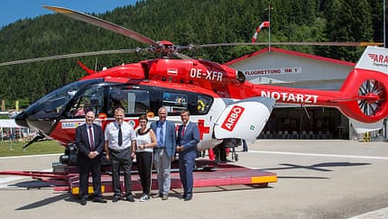 ARA Flugrettung mit H145 in Fresach