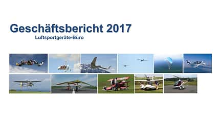 Luftsportgeräte-Büro zieht positive Bilanz
